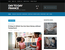 Tablet Screenshot of daytodayfinance.com